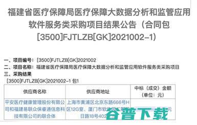 已中标25省！平安医保科技成功中标福建省医疗保障信息平台建设项目 (中标20亿)